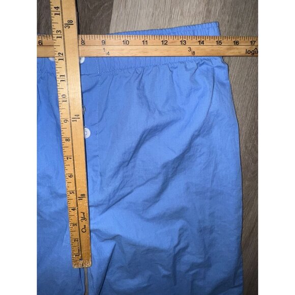 Fruit Of The Loom Mens Blue Pajama Set M Cotton & Polyester - Picture 5 of 6